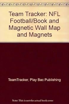 Paperback Team Tracker: NFL Football/Book and Magnetic Wall Map and Magnets Book