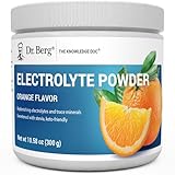Dr. Berg Zero Sugar Hydration Keto Electrolyte Powder - Enhanced w/ 1000 mg of Potassium & Real Pink Himalayan Salt (NOT Table Salt) - Orange Flavor Hydration Drink Mix Supplement - 50 Servings