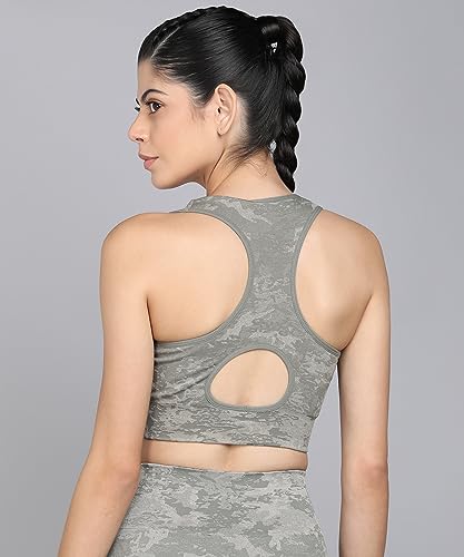 Image of Kobo Medium Impact Slip on Everyday Sports Bra for Women - Lightly-Padded, Non-Wired & High Coverage | Lined Cups with Removable Inserts (Imported)