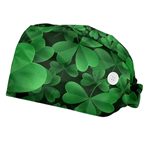 Chapeaux de travail trèfle vert couvre-chef unisexe casquette pour hommes femmes protection