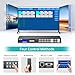 MT-VIKI 8x8 4K Seamless HDMI Matrix Video Wall 2x4 w/Web GUI+Audio Out, Customised HDMI TV Wall Controller, Rack Mount Matrix Switcher Splitter Support RS232, APP, IR Remote, Web