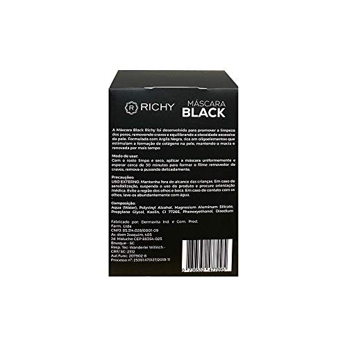 Black Removedora de Cravos Richy Máscara Facial 12x8g Caixa