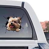 Vinyl Dog Stickers - Car Decals for Women, Dog Lover Gift (Yorkie Stickers)