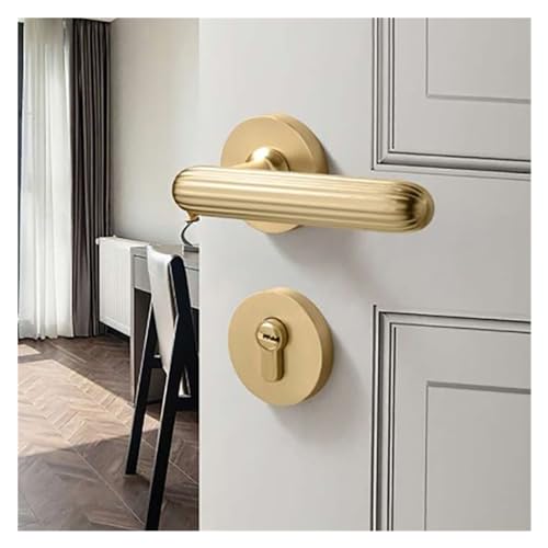 Cerradura silenciosa para baño y dormitorio en madera maciza estilo nórdico 7