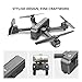 Holy Stone GPS 2.7K Drone with FHD FPV Camera Live Video for Adults, Portable Selfie Quadcopter with 2 Batteries for Beginners with Auto Return Home, Custom Flight Path, Follow Me, Auto Hover