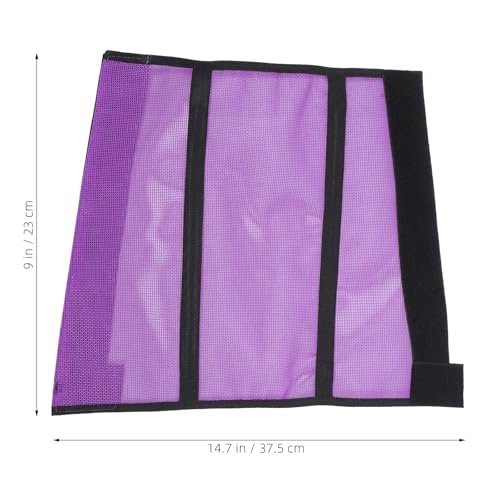 Protectores de malla transpirable para patas de caballo ABOOFAN con soporte rígido integrado 3