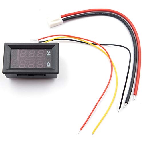Image of JacobsParts DC 100V 10A Voltmeter Ammeter Dual LED Display Panel Volt Guage Amp Meter Voltage Current Tester