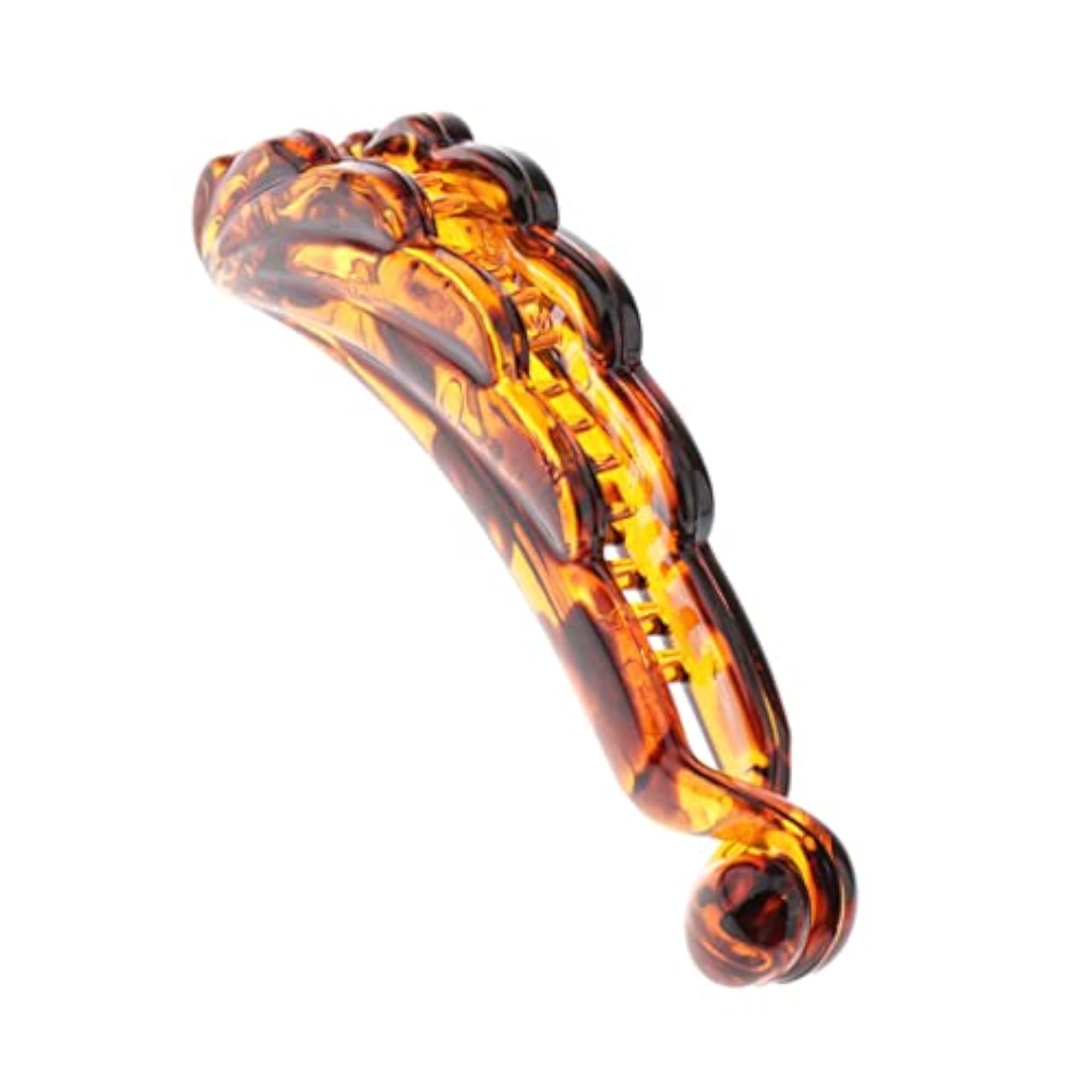Banana Style Hair Clip Ponytail Holder Amber