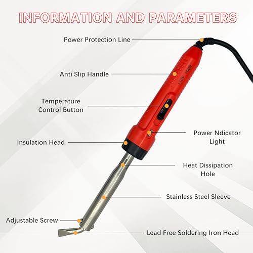 Didozon Soldering Iron For Stained Glass,100W High Power Solder Iron thumb #1
