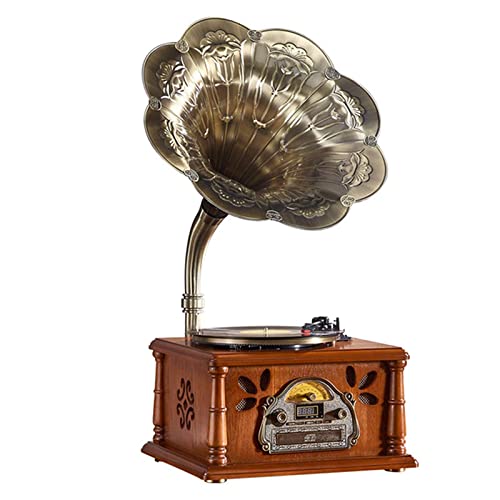 TAISK Gramophone, Tourne-Disque phonographe, Gramophone Version Portable, Style rétro Vintage, Vie intéressante de… - Les Beatles, Paul McCartney, John Lennon, RIngo Starr, George Harrison TAISK Gramophone, Tourne-Disque phonographe, Gramophone Version Portable, Style rétro Vintage, Vie intéressante de…