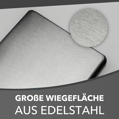 Dipse Digitale Laborwaage TP-2000 x 0,1 - Feinwaage mit 0,1g genauer Auflösung Digitalwaage bis 2000g / 2 kg Wägebereich 2000 x 0,1g, Farbe Schwarz