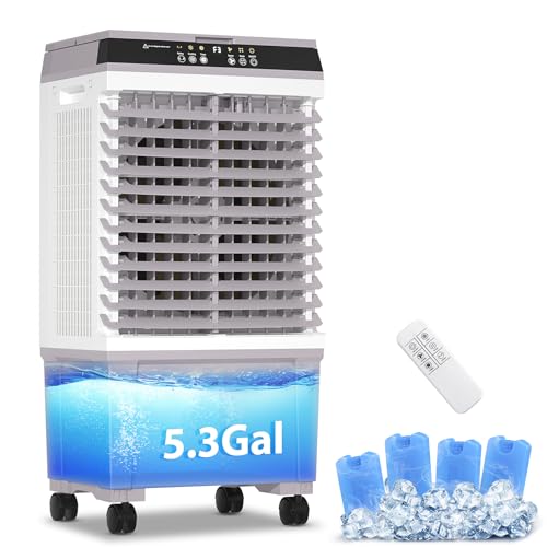 LifePlus Evaporative Air Cooler 1800 CFM Swamp Cooler...