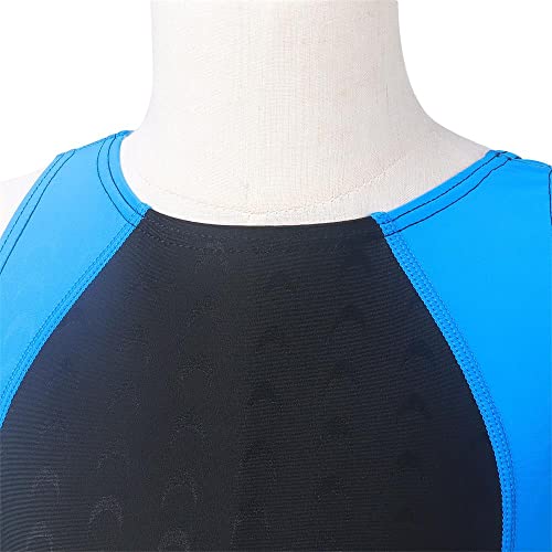 Image of GLIGLITTR Girls' Athletic One Piece Swimsuit Kids Black Swimwear for Swim Team Practice Competition Beach Sport Bathing Suit