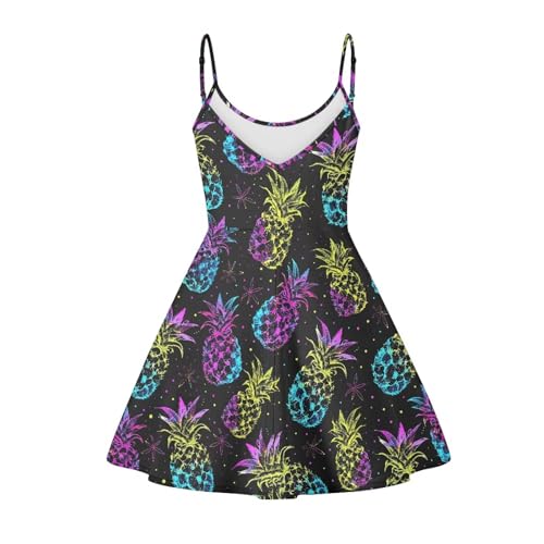 Image of Coloranimal Women's Summer Sleeveless Casual Swing Dresses with Loose Fit Beach Sundress