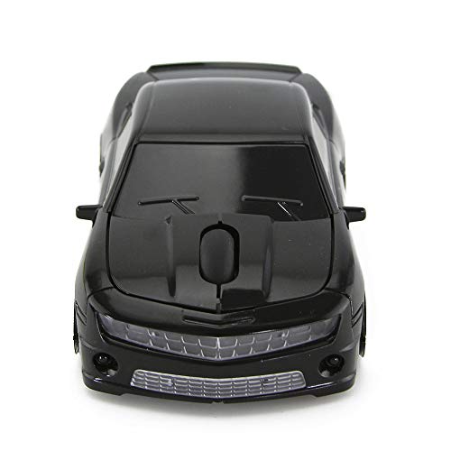 Image of Ai5G for CL Car Mouse Wireless Sport Car Shape Mouse Laptop Desktop Computer Mouse Optical Mice with 2.4GHz Nano USB LED Headlight (Black)