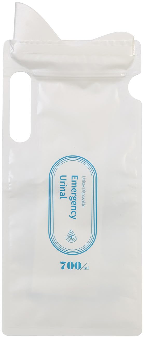 Semptec Urban Survival Technology bolsa para orina: set de 48 unidades Bolsa de orina, capacidad de 700 ml, almohadilla absorbente que convierte el líquido en gel y neutraliza olores (para inodoro)