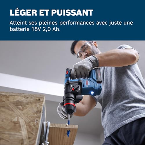Perforateur SDS plus 18V GBH 18V 18 – Solo coffret Bosch Pro - vue 5