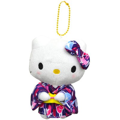 Amazon.co.jp: ハローキティ 浴衣 アサガオ マスコットぬいぐるみ