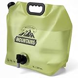 Camping Water Container 2 Gallon Collapsible Water Jug with Spout - Reusable BPA Free Plastic Flasks, Foldable Empty Gallon Jug for Water Storage, Water Bag for Outdoor Hiking Emergency Prep 1PCS