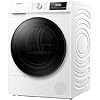 Hisense DHQA902U Asciugatrice A Pompa Di Calore Con Ion Tech, 9 Kg, A++, Oblò Nero, Big Display, Con Power Air Flow