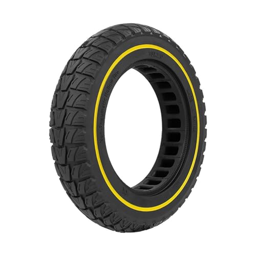Pneu plein trottinette Xiaomi Pro2 roulez sans crevaison avec la roue jaune 10 pouces