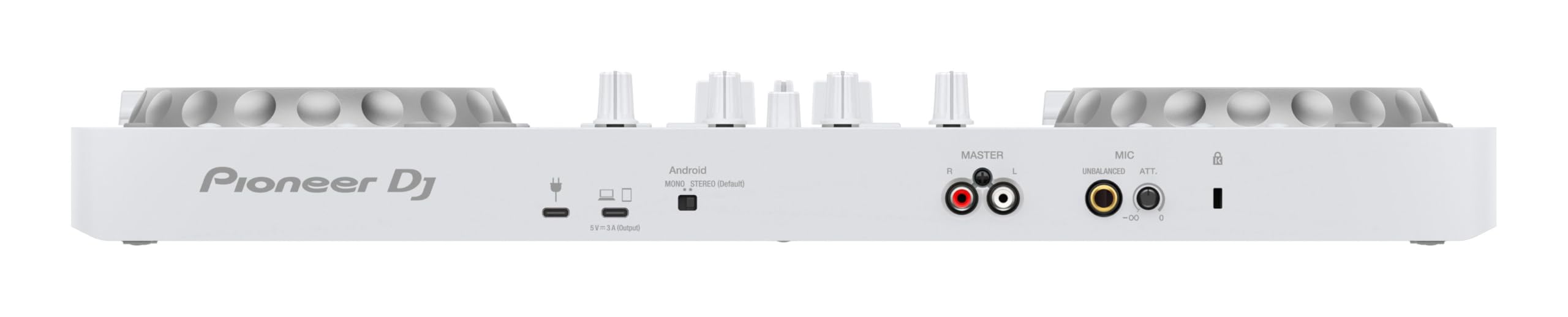 Pioneer DJ DDJ-FLX4 rekordbox 2-kanałowy kontroler Serato DJ biały edycja limitowana