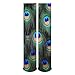 HEBVASS Women's Fashion Compression Socks Peacock, Cute Breathable Long Knee High Socks for Outdoor Running Cycling Hiking Daily Wear