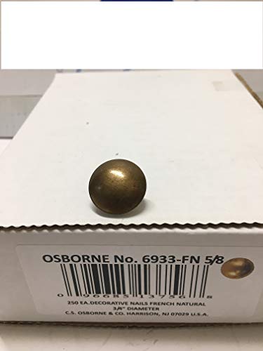 50 Qty: C.S.Osborne and Co. No. 6933-FN 5/8 - French Natural Nail/Post : 5/8