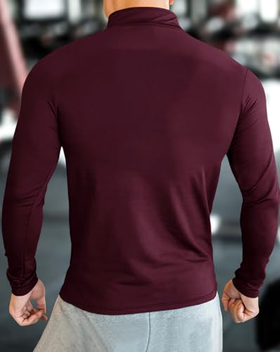 Image of Noble Monk Men's Active wear Regular Fit T Shirt |Full Sleeves |Casual T-Shirt for Men