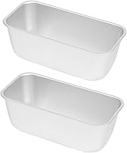 Abaodam 4 Peças Caixa De Torradas Pão Assadeira Torrada Com Tampa Panela De Pão Antiaderente Mini Forma De Muffin Sobremesa Velas Forma De Bolo Chiffon Forma De Pão Bandejas De Torradas