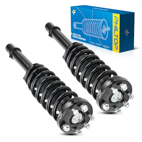 Image of PHILTOP Front Struts for TL 2004-2008, Shock Absorber Complete Suspension 272322 * 2, Struts with Coil Spring Assemblies SAA952 2 Pcs