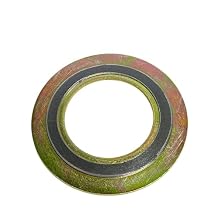 GemmySeal Spiral Wound Gasket with CS Inner&Outer Ring,Graphite Filled,5Pcs 16 DN400-900lb