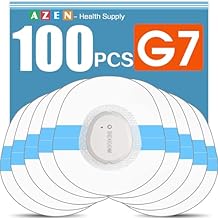 AZEN 100pcs Premium Waterproof Adhesive Patches - Hypoallergenic, Breathable & Transparent G7 Overpatch