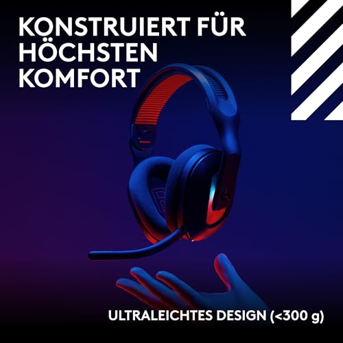 Logitech G Astro A20 X LIGHTSPEED Wireless Gaming Headset for PS5, Xbox, Nintendo Switch/Switch 2, PC with 2 System Playsync Audio, Bluetooth, Lightsync RGB and 48 kHz Boom Microphone - Black