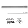 LEDGlow 6pc Multi-Color Limousine Limo Slimline LED Underbody Underglow Accent Neon Lighting Kit - 10 Solid Colors - 13 Unique Patterns - Water Resistant Tubes - Includes Control Box & Remote