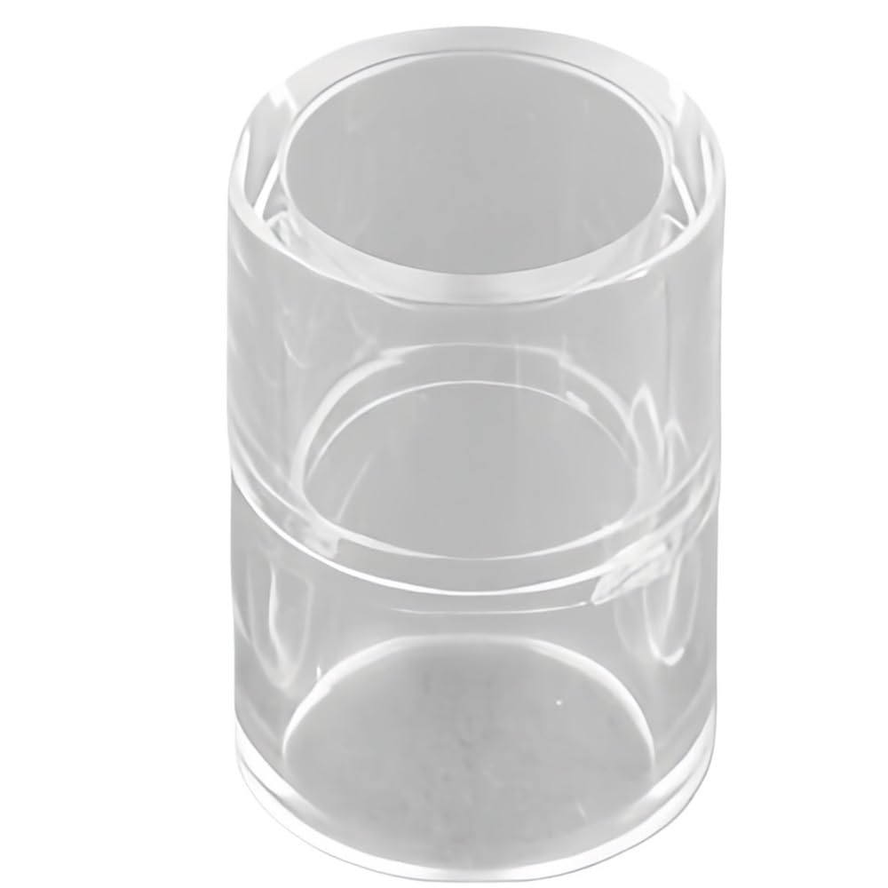 Anyaciy One Color Aquarium Tube Joint 5Pcs 16Mm Dia Acrylic Pipe Fittings, Transparent Smooth Connector For Garden Aquarium Fish Tank Joints(32Mm*16Mm)