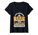 Este divertido diseño de hoguera de campamento lee solo otro bebedor de cerveza con problemas de fogata.