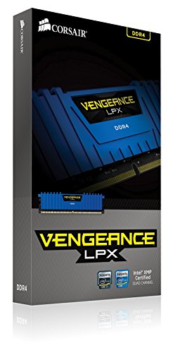 Image of Corsair Vengeance LPX 32GB (4 x 8GB) DDR4 DRAM 2400MHz (PC4-19200) C14 memory kit for DDR4 Systems, Blue