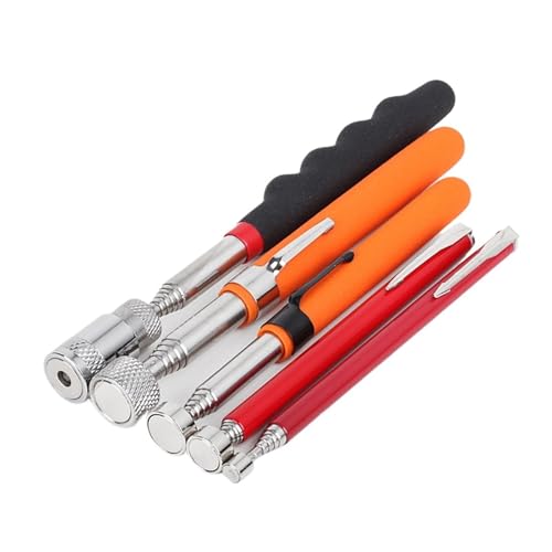 BADIKA Ramassage Magnétique Stylo magnétique magnétique télescopique Portable Mi ni, capacité d'outil Pratique(Silvery)