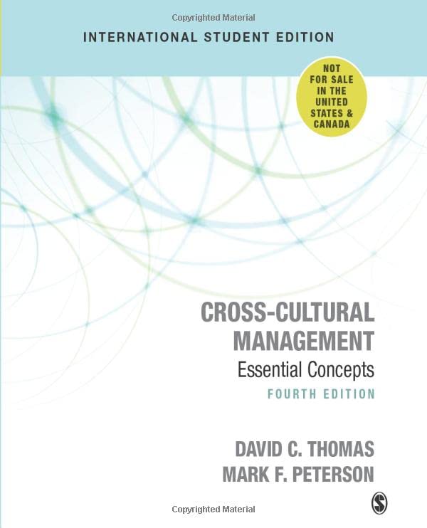 Cross-Cultural Management: Essential Concepts