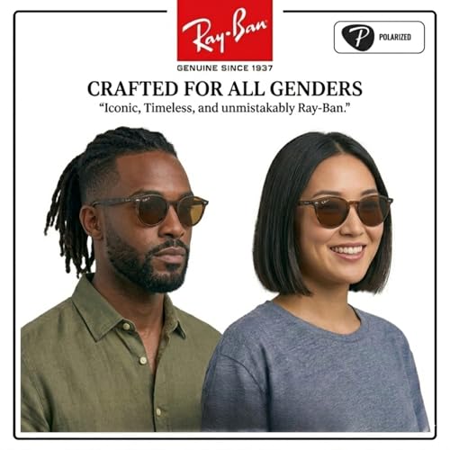 Image of Ray-Ban RB2180 Round Shaped Sunglasses for Men & Women with Official RAYBAN Eyewear Kit