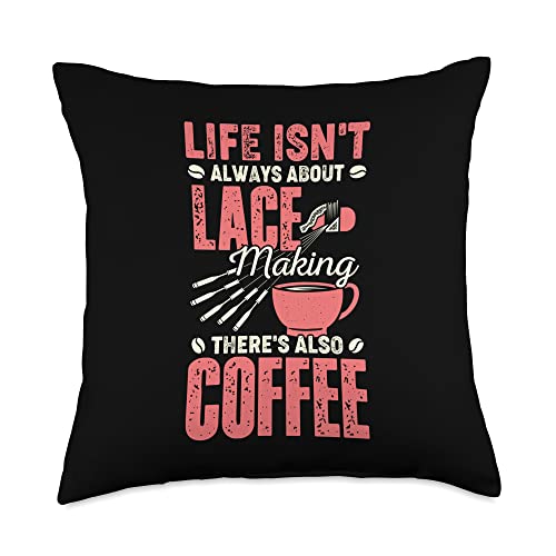 Lace Maker Coffee Pillow