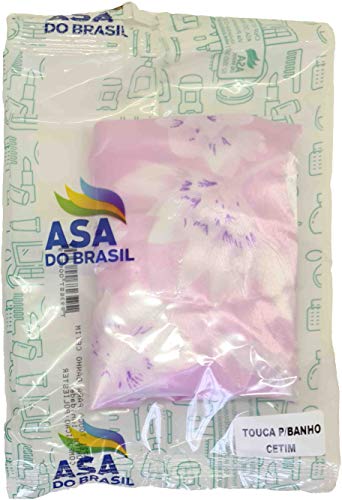 Touca P/Banho Cetim, Asa do Brasil, cores sortidas, 1 unidade