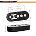 Rubber Exhaust Hanger,4 Holes Adjustable Muffler Hanger,Universal Muffler Exhaust System Shock Absorber,Exhaust Muffler Insulator Bracket Mount,Universal for Cars Truck Jeep SUV Upgrade 2Pcs