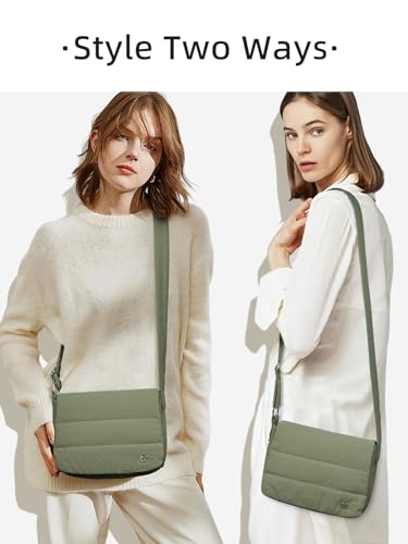 Image of WESTBRONCO Small Crossbody Bags for Women Nylon with Adjustable Strap, Zipper Crossbody Purse, 1L Shoulder Bag for Travel