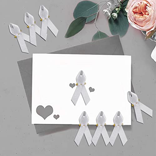 Image of Ribbon Awareness Satin Pins Cancer Awareness Ribbon Pin with Safety Pin