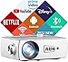 AUN S5 Android Smart LED Projector 660 ANSI | 6900 Lumens Full HD 1080p Projector for Home 4k Apps