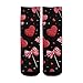 susiyo Retro Heart Lollipop Hiking Socks Boy Girls - Cushioned Crew Socks for Kids Soft, Breathable & Seamless Toe for All-Day Comfort