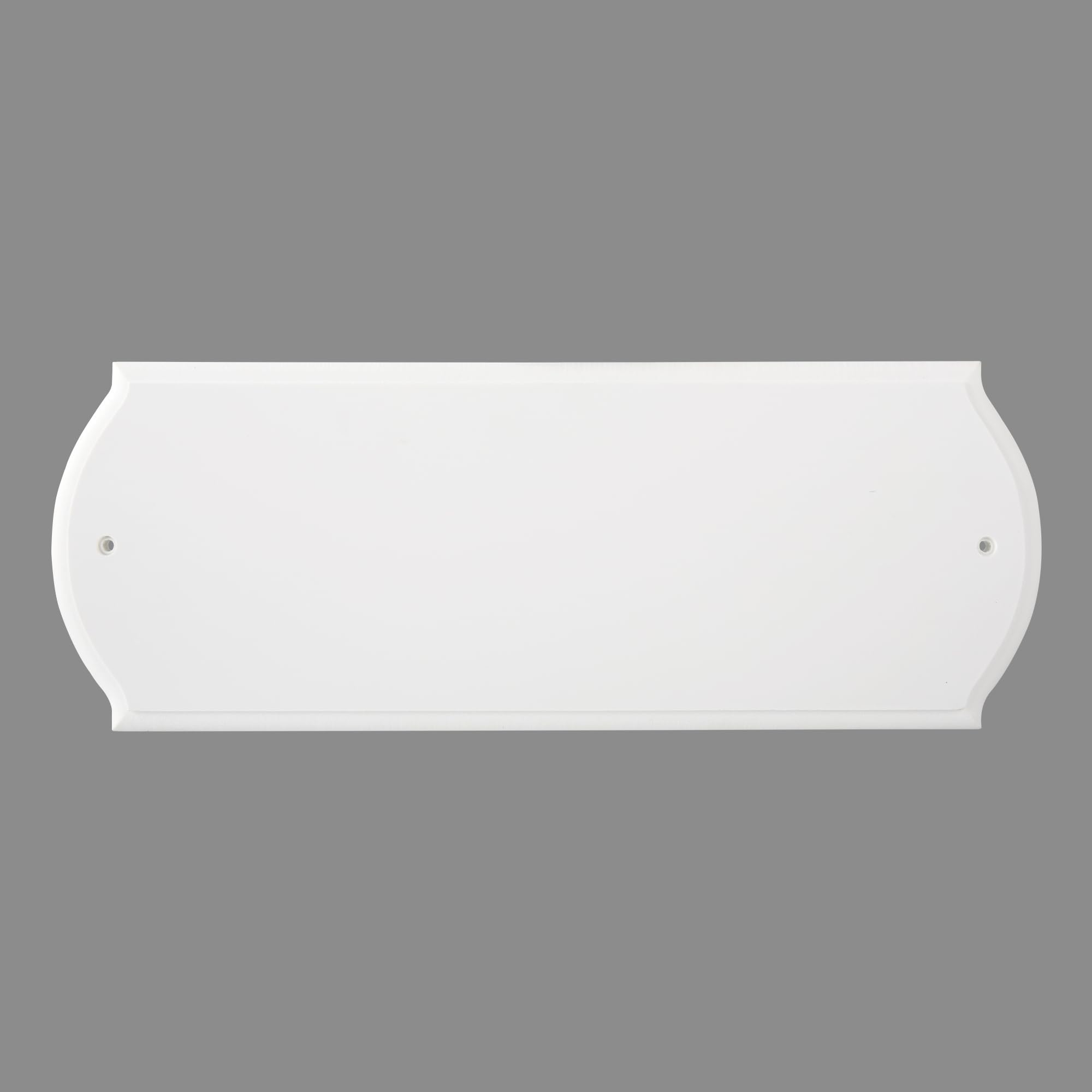 HASWARE Paintable Address Plaque White Block, Modern Design, for DIY, Outside, Home, Street(6" X 16")