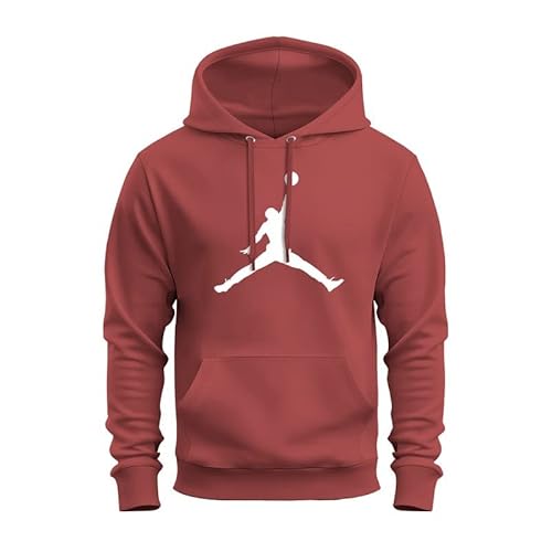 Moletom Moleton Blusa De Frio Capuz Unissex Blusão Basquete Estampado Cor:Bordo;Tamanho:M
